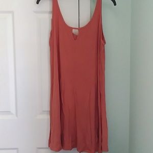 Soft jersey F21 peachy tank strap dress